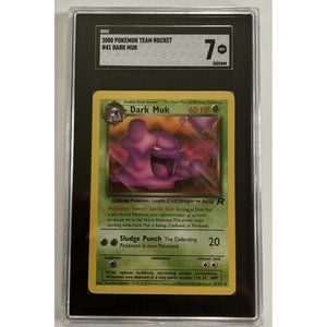 2000 Pokemon Team Rocket Dark Muk #41 Graded SGC 7